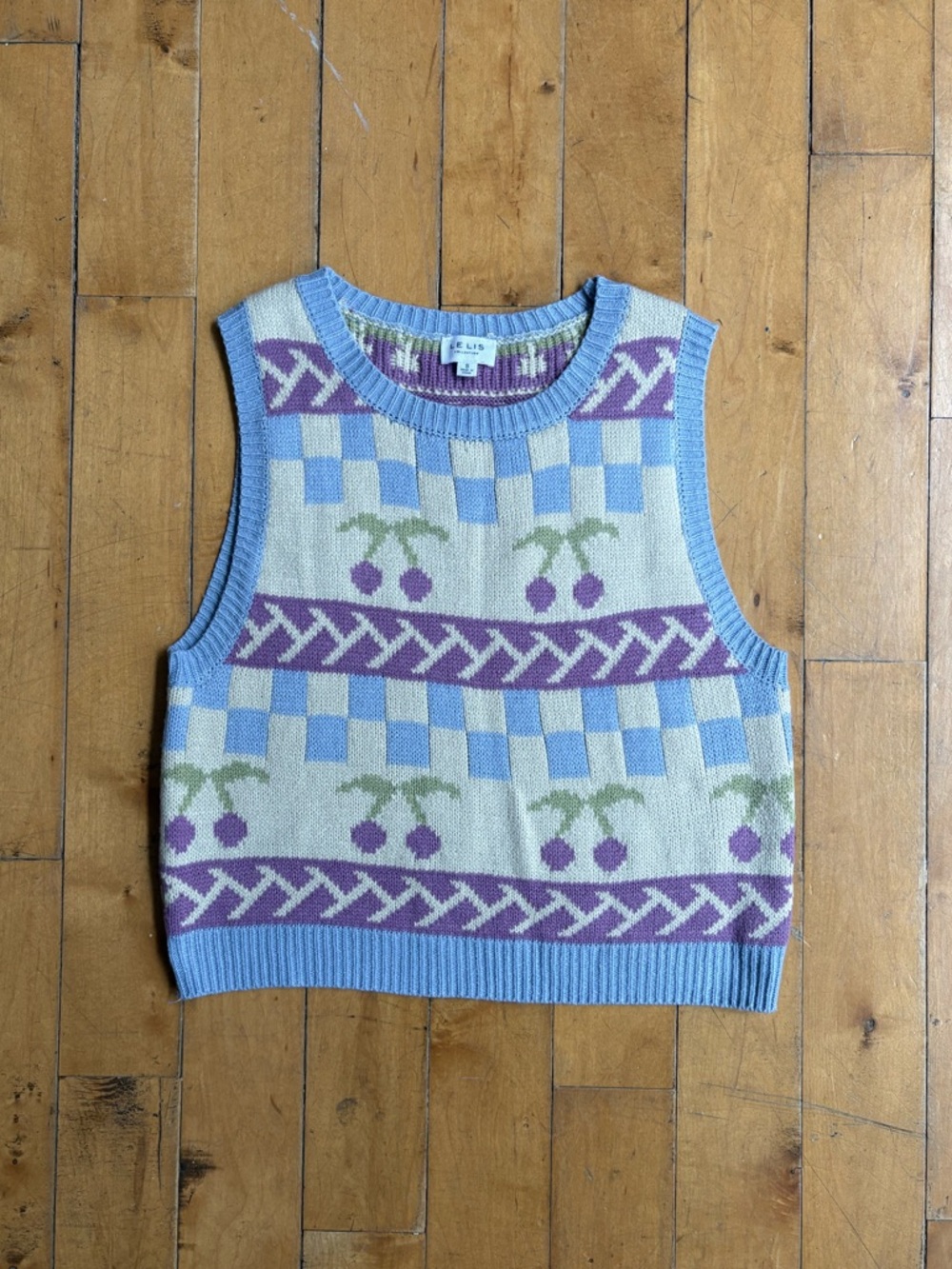 Cherry Sweater Vest